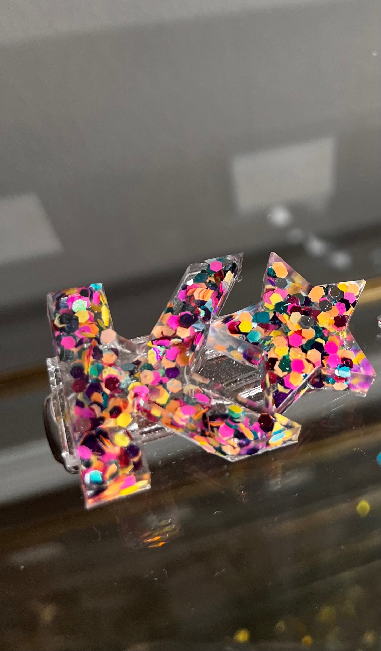 Initial Glam Pendants with Keychain